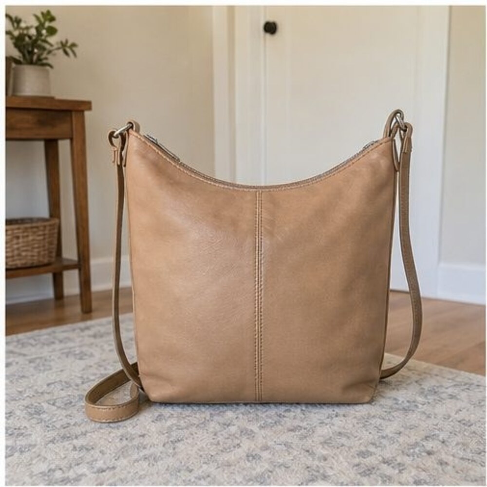 Cream Vegan Leather Bag